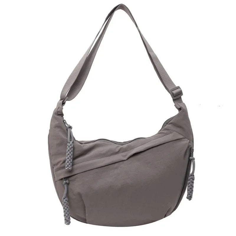 Simple Nylon Women’s Shoulder Bag – Large Capacity Crossbody & Messenger Bag for Daily Use