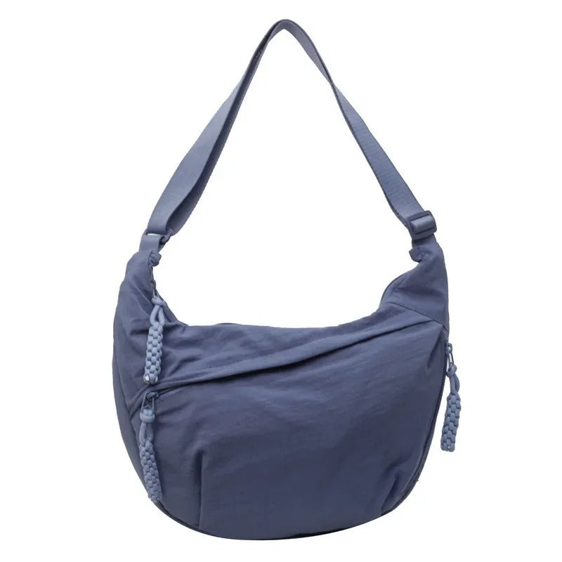 Simple Nylon Women’s Shoulder Bag – Large Capacity Crossbody & Messenger Bag for Daily Use