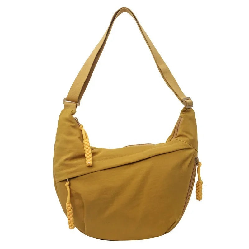 Simple Nylon Women’s Shoulder Bag – Large Capacity Crossbody & Messenger Bag for Daily Use