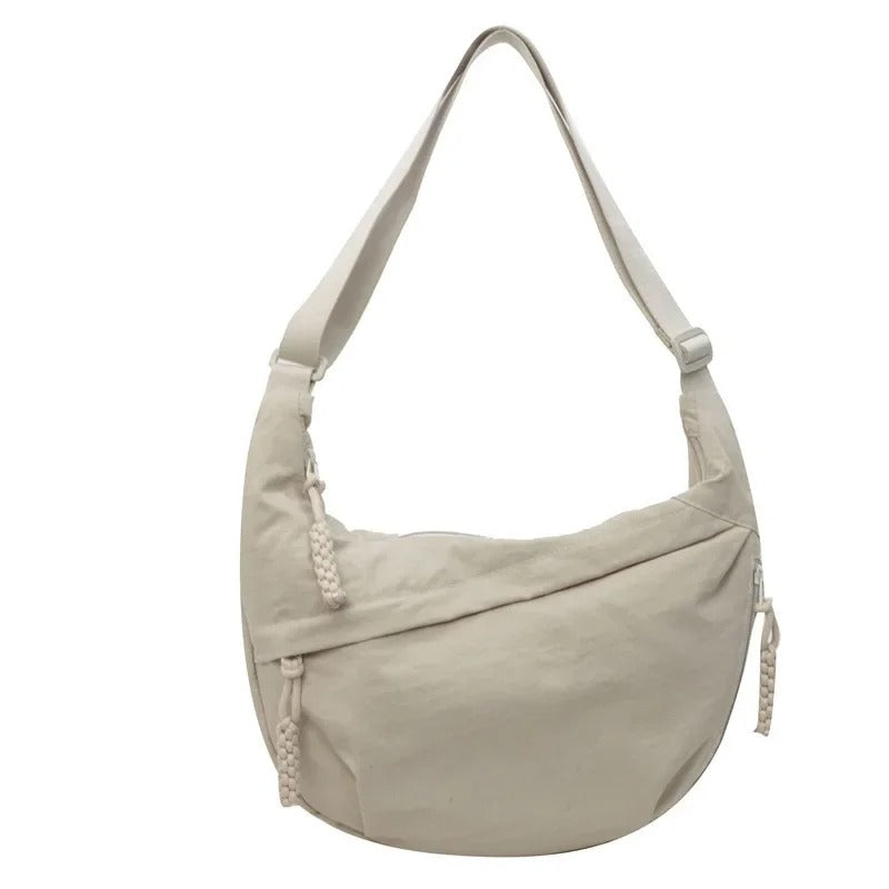 Simple Nylon Women’s Shoulder Bag – Large Capacity Crossbody & Messenger Bag for Daily Use